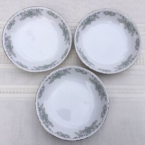 (3) Vintage Norleans JAPAN Theresa Coupe Soup Bowls